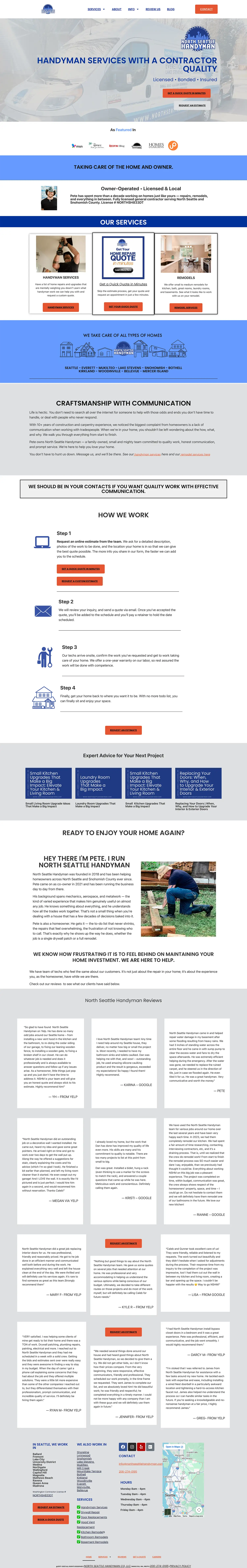 North Seattle Handyman full site